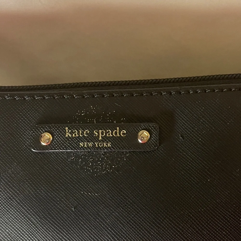 Kate Spade Black Textured Crossbody Bag